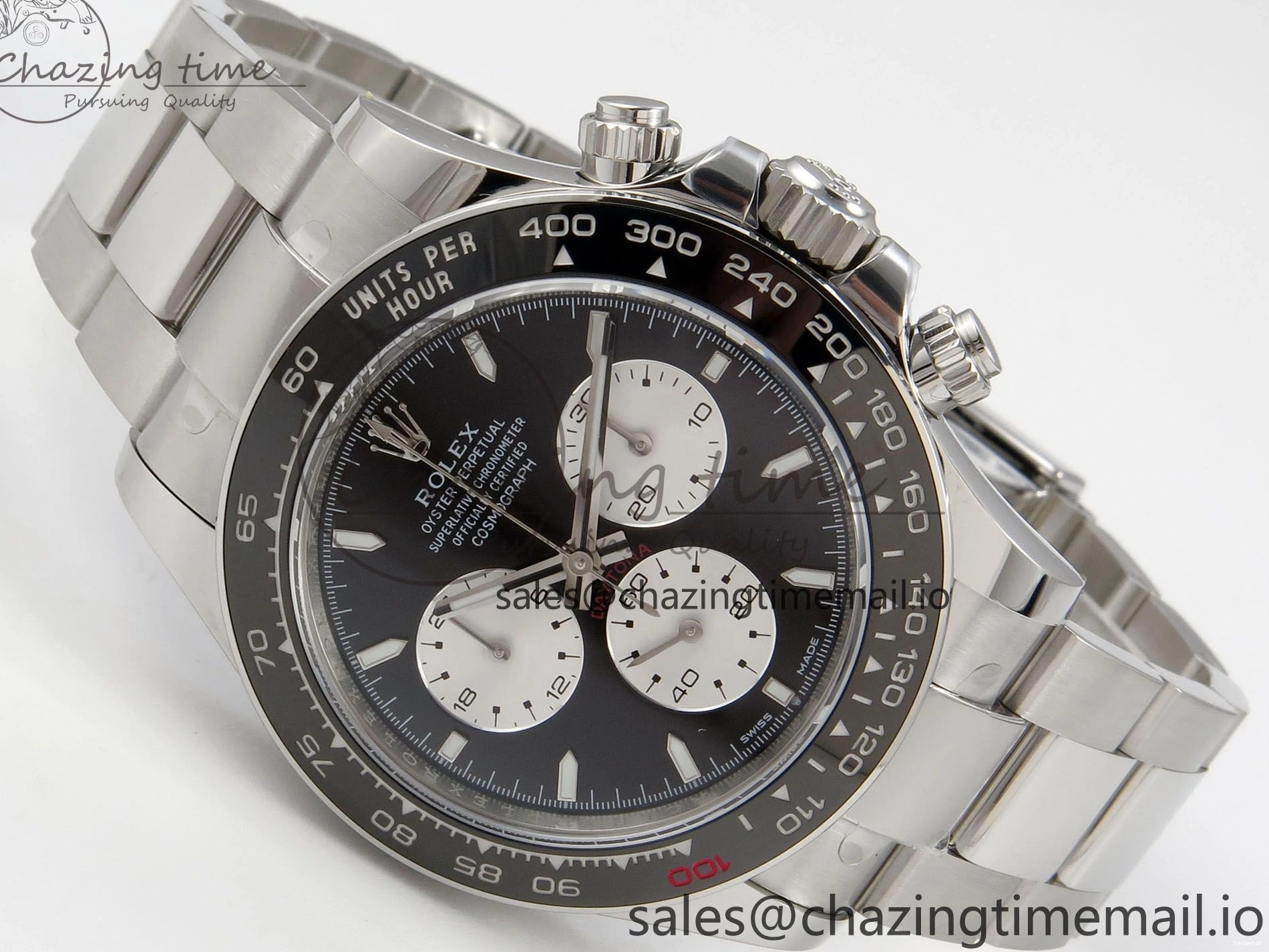 on SH4132 1:1 126529 THBF Daytona Edition Le Mans Best SS Bracelet 904L 0521